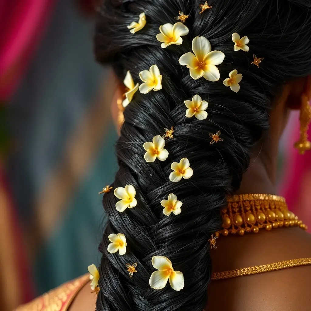 Accessorizing Your Indian Braids: Flowers, Jewels, and More