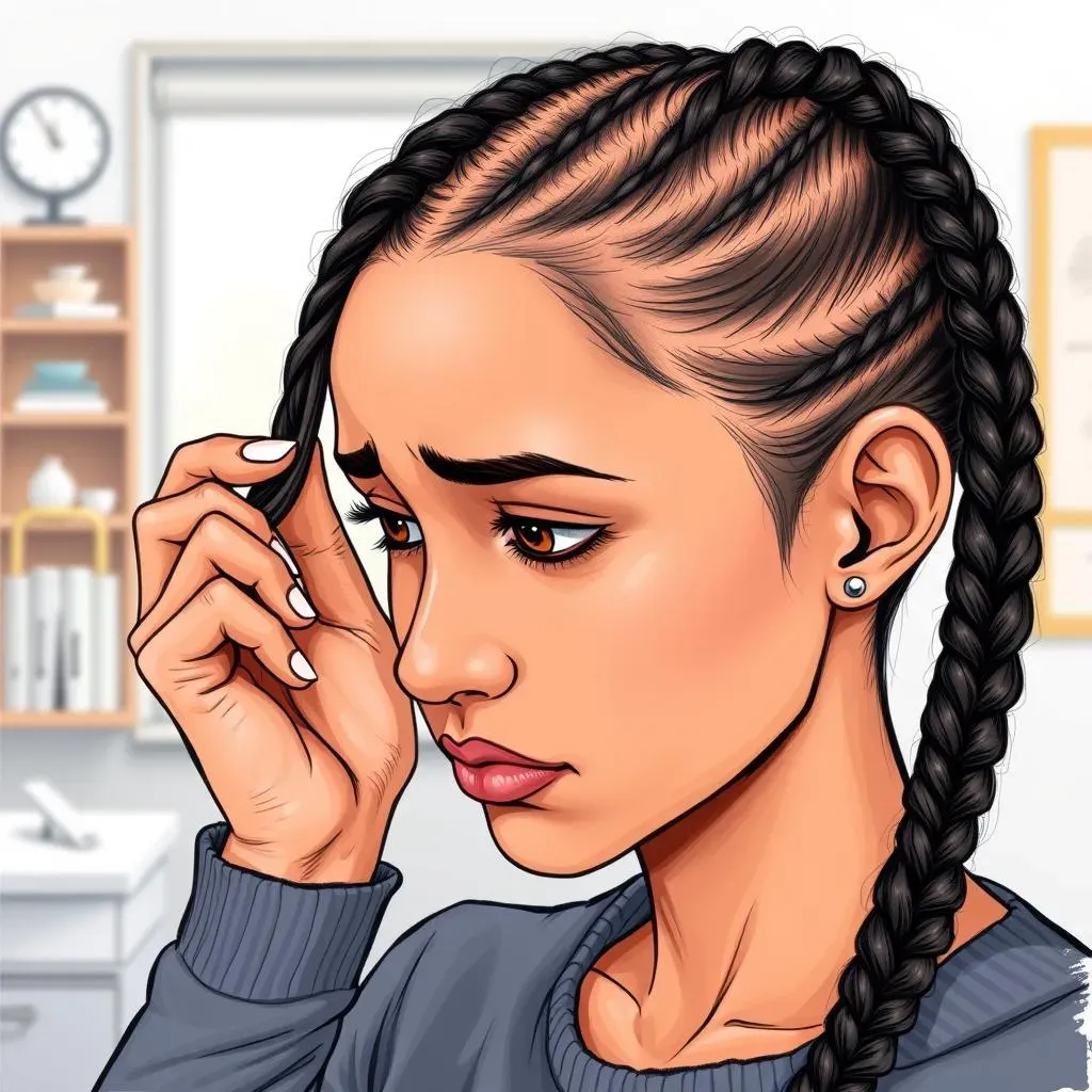 Braids and Traction Alopecia: A Common Cause of Hair Loss