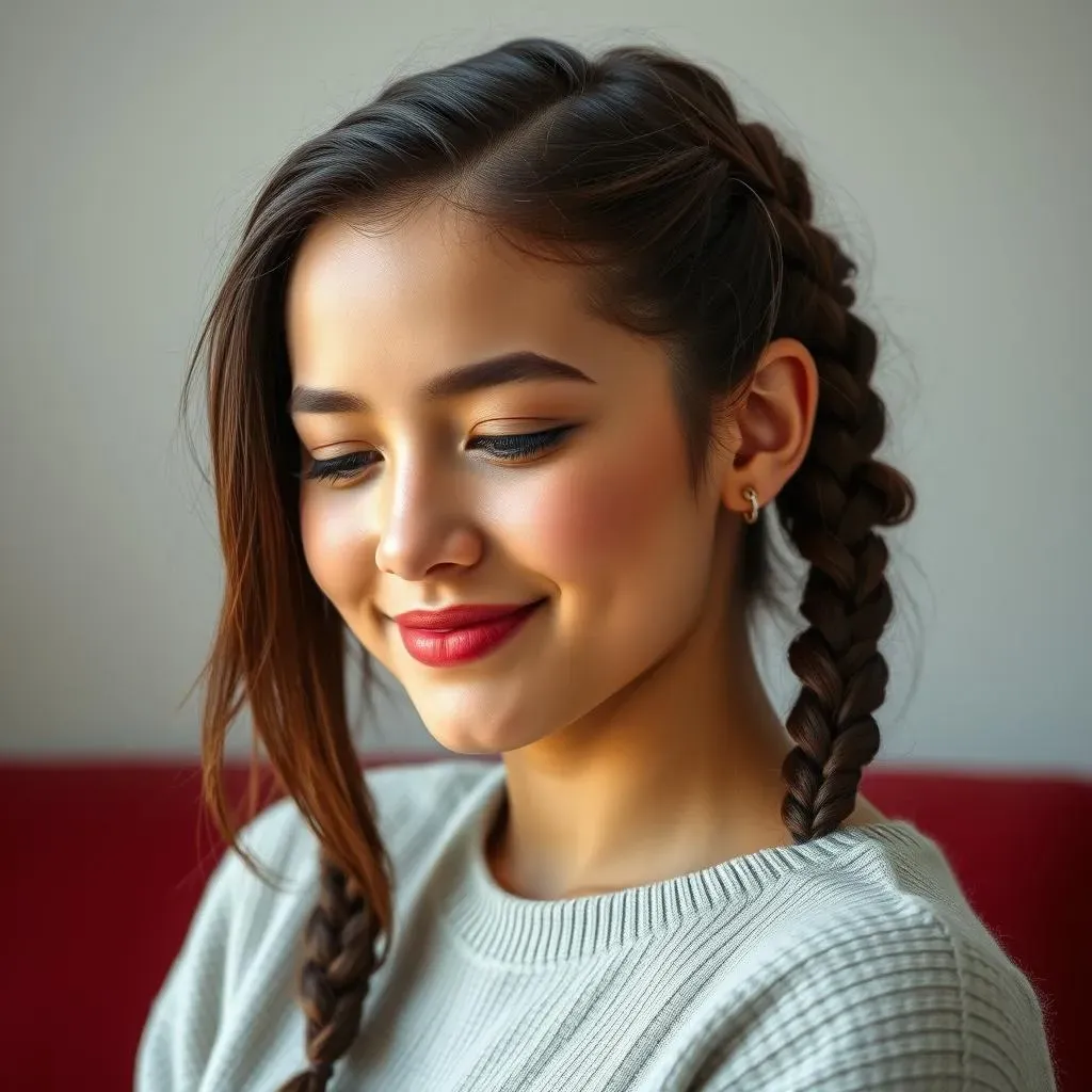 Classic Two Side Braids: Simple and Sweet