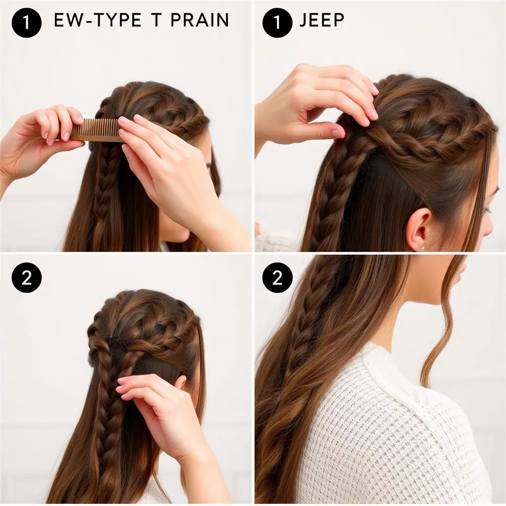 Creating Even Parts: Techniques for Six Braids