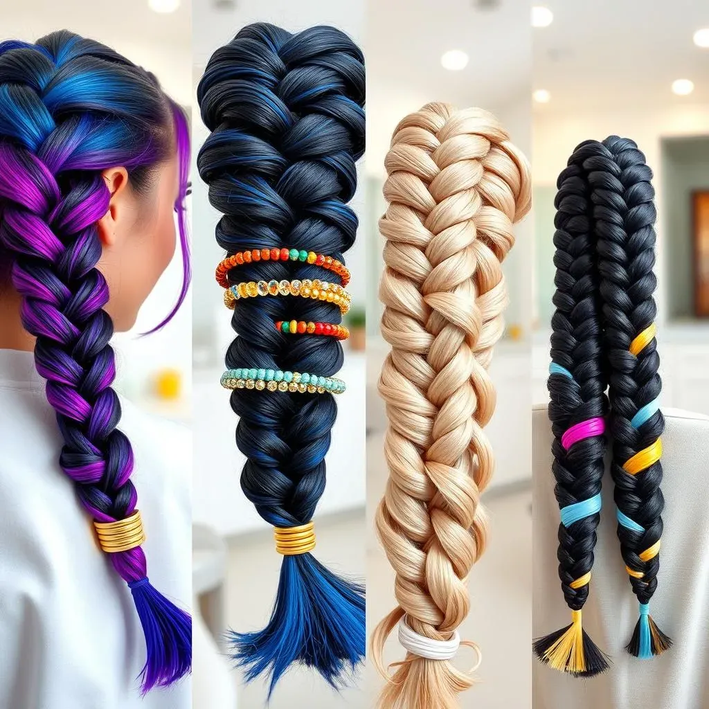 Creative Variations: Exploring Different Looks with 4 Jumbo Braids