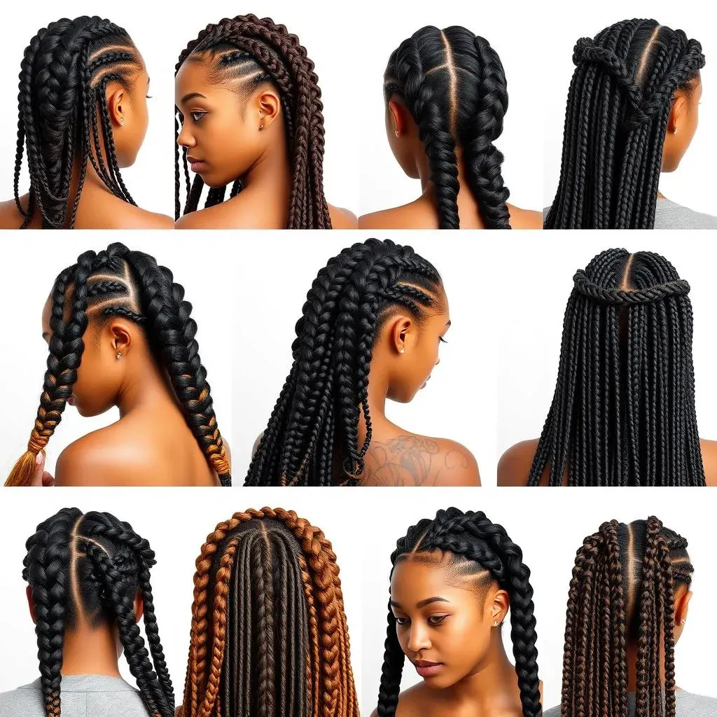 Different Braid Styles, Different Hair Lengths