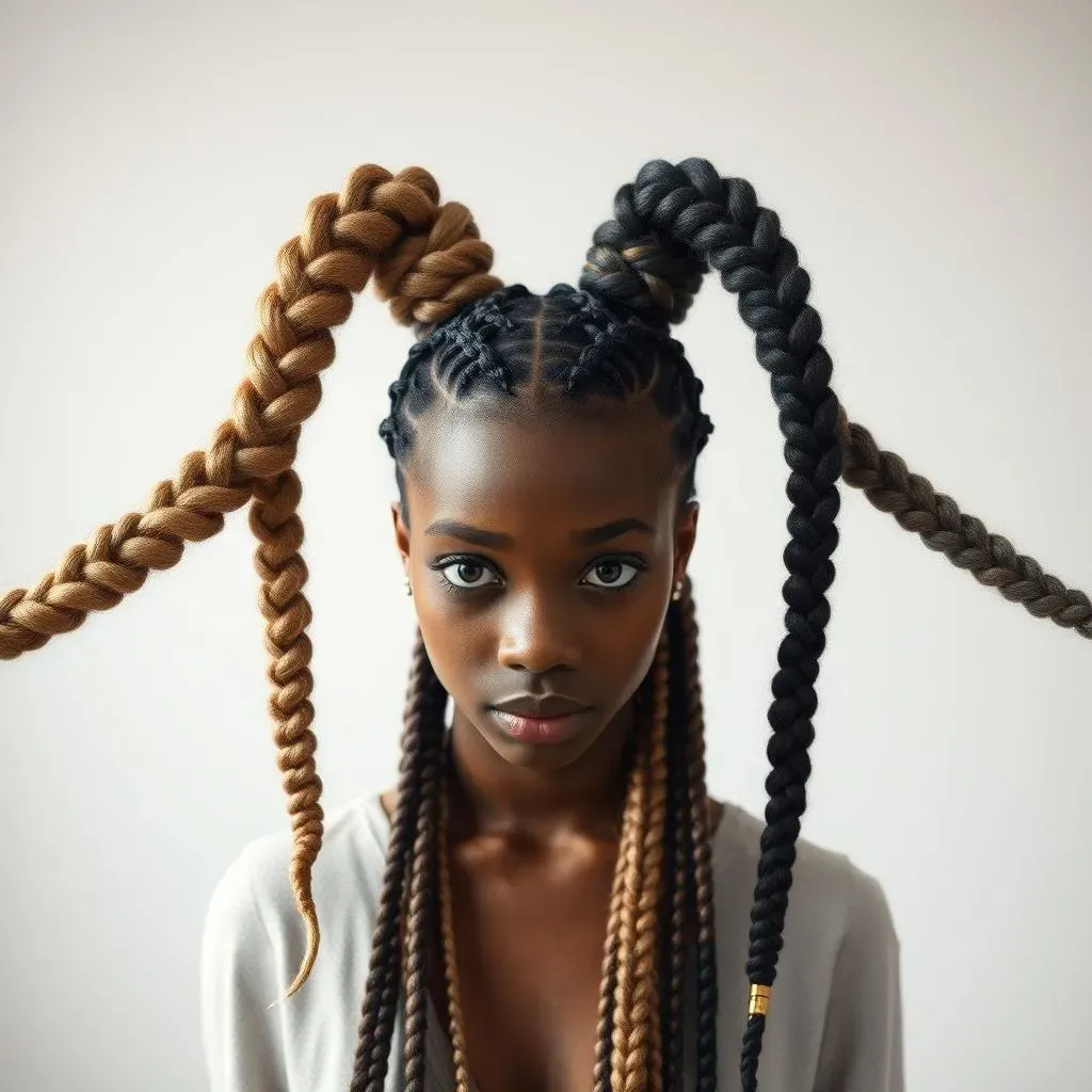 Different Styles and Techniques for 4 Braids Hairstyle