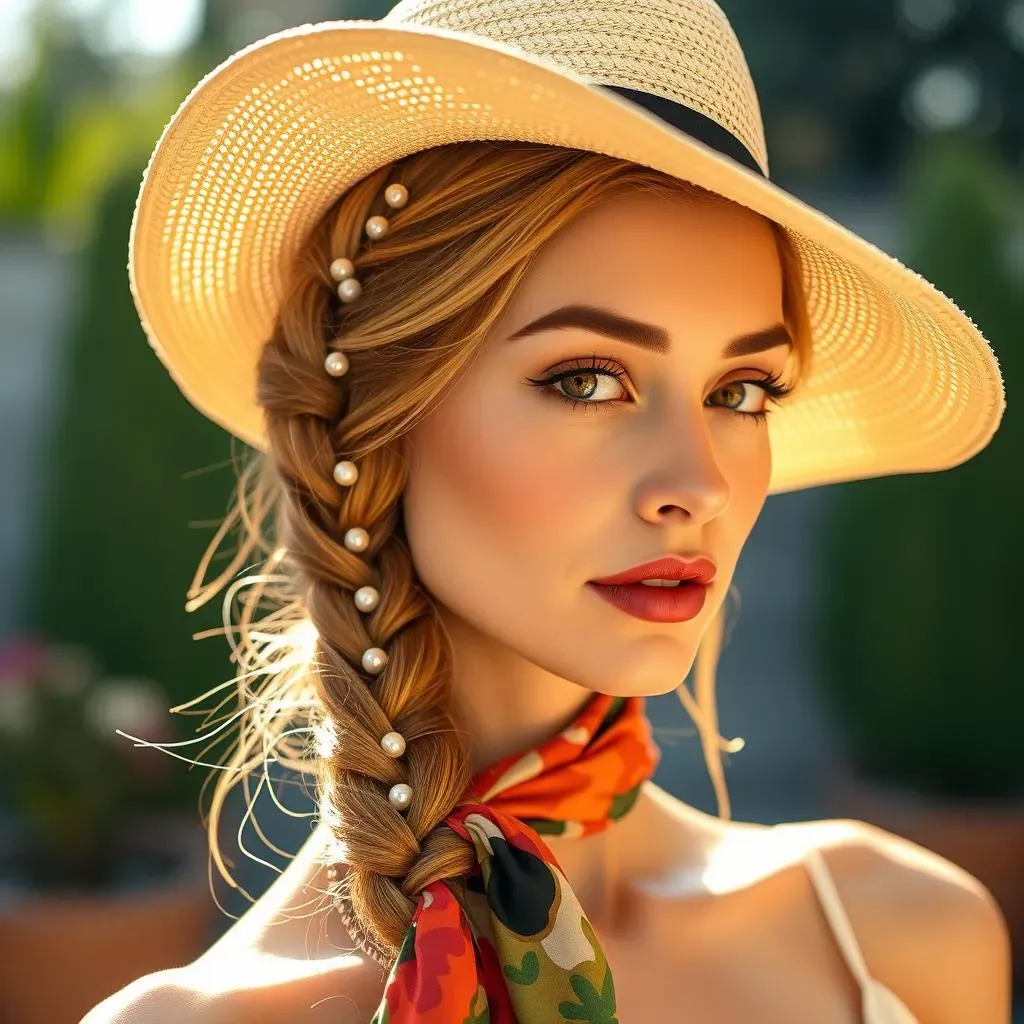 Elevate Your Look: Accessorizing Your One Sided Braids Hairstyle