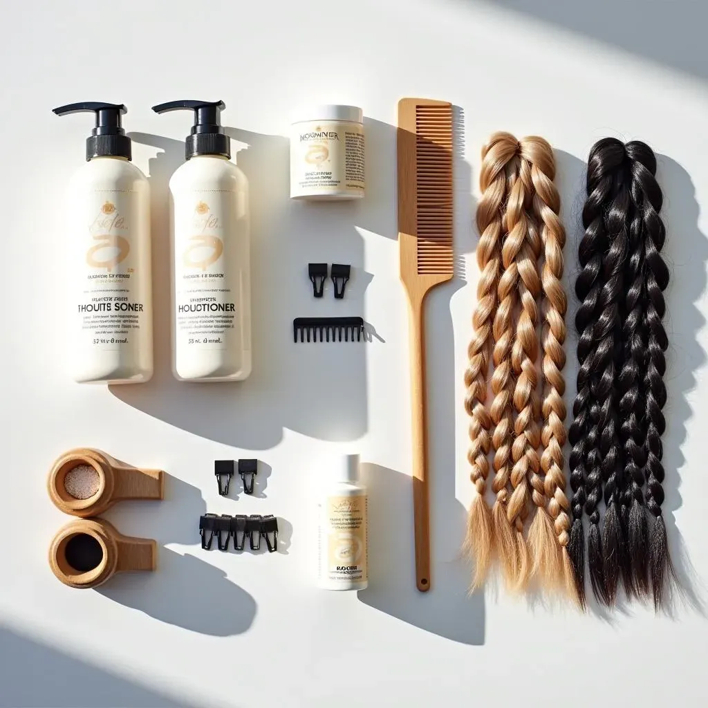 Essential Tools and Products for Perfect 8 Braids