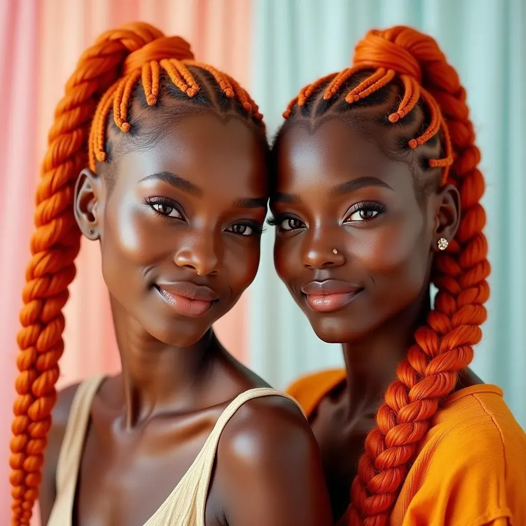 Exploring Different Orange Hairstyle Braids: From Box Braids to Cornrows
