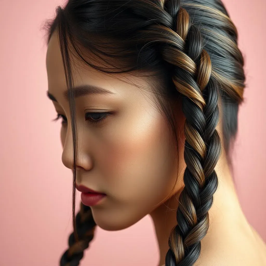 How to Create the Perfect Korean Two Braids