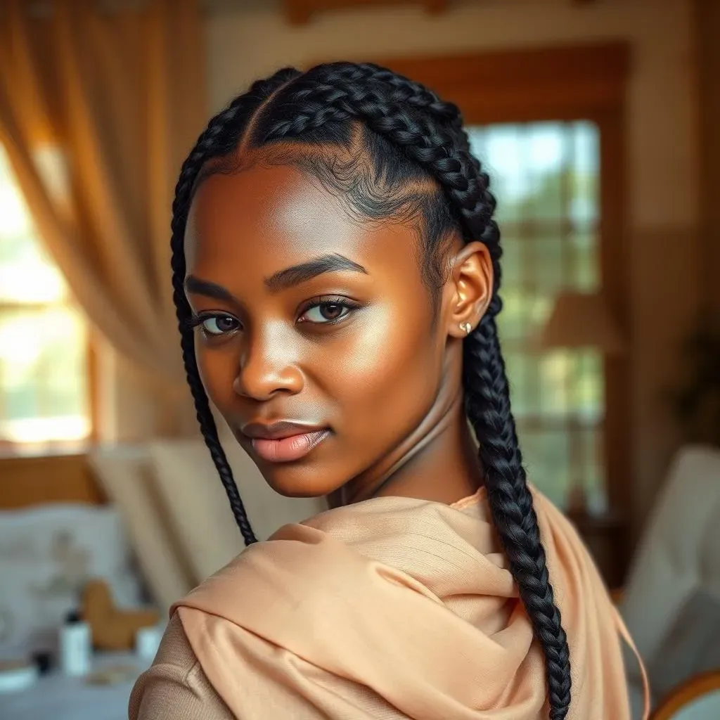 Maintaining and Caring for Your Hairstyle Braids to the Back