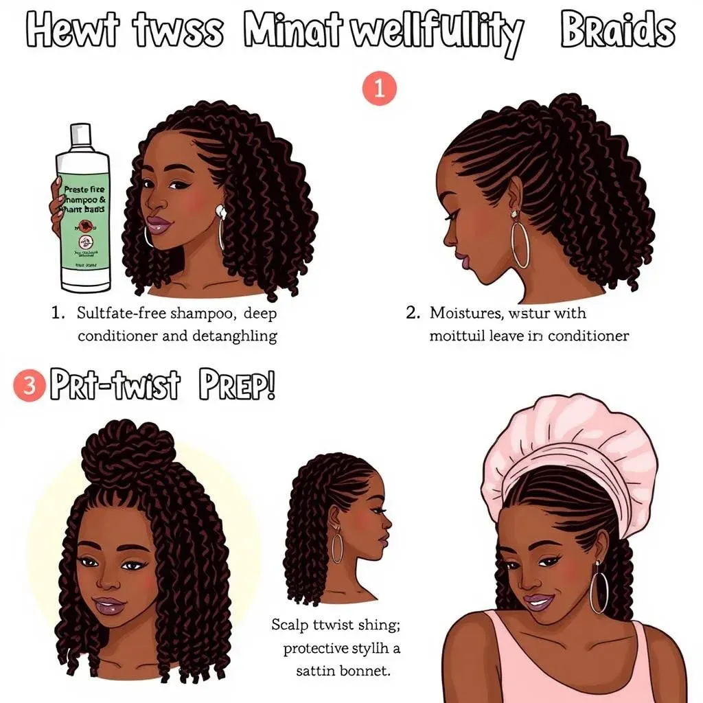 Maintaining Healthy Hair with Twist Braids: Tips and Tricks