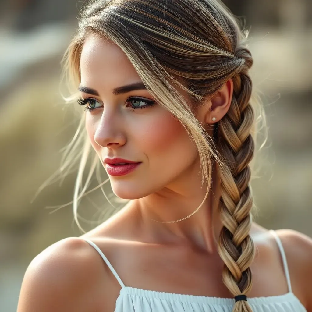 35 Stunning One Sided Braids Hairstyle to Try This Season