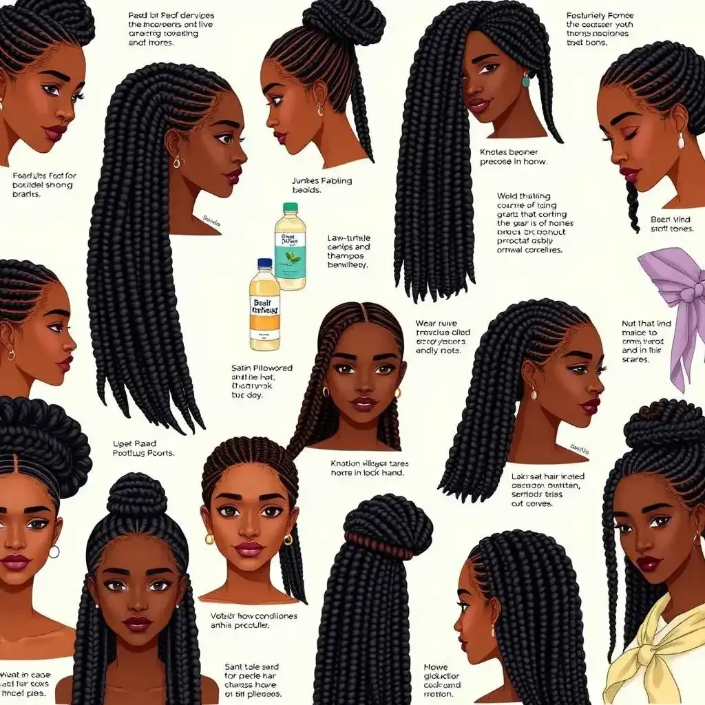 Popular Box Braid Styles And Their Maintenance