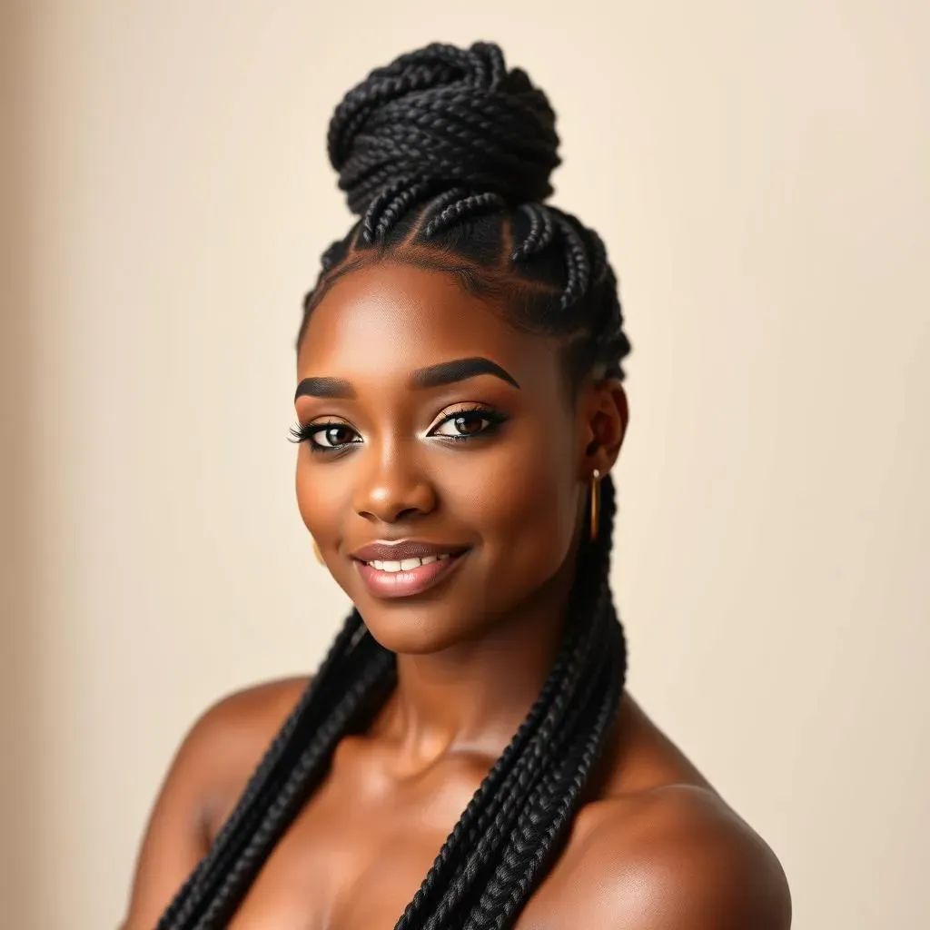 Protective Styling with Box Braids: Updos and More