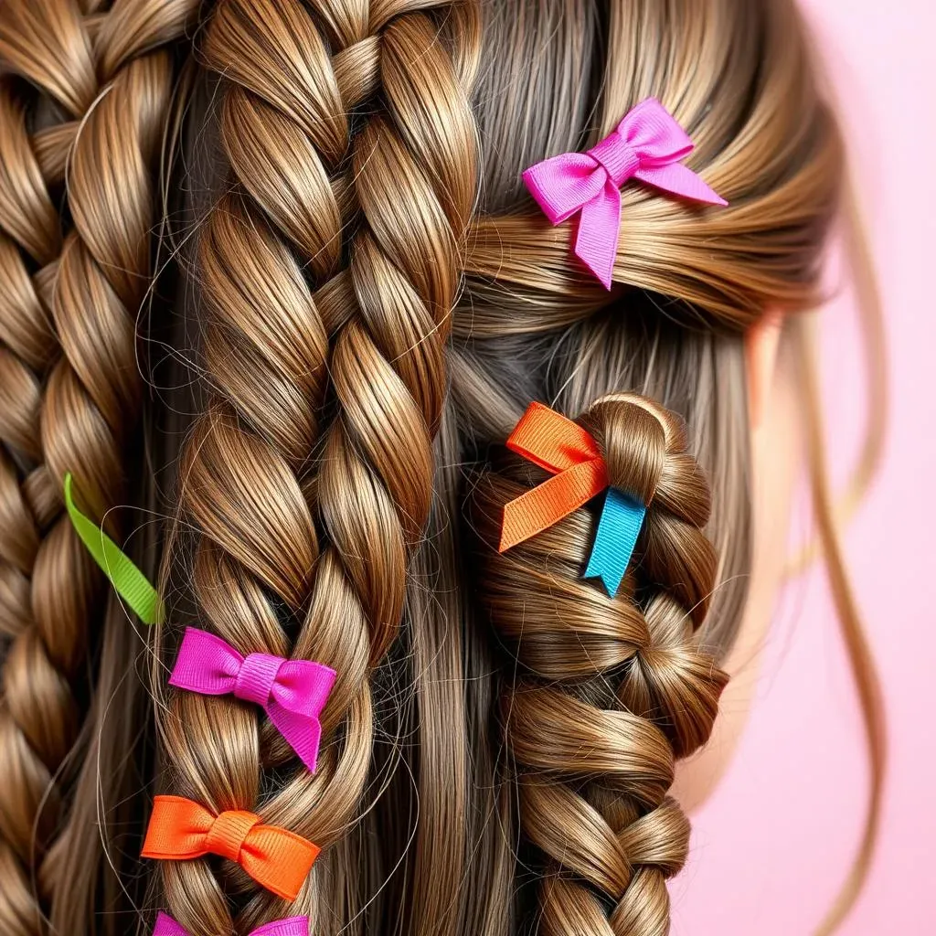 Absolute Guide to Ribbon Hairstyle Braids:  New Look