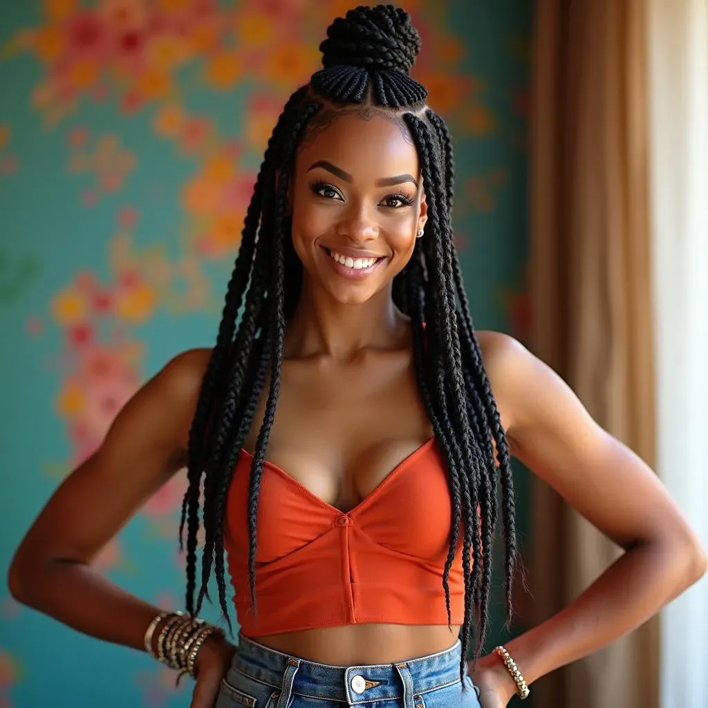 Styling Ideas and Inspiration for Ultra Braids Hairstyle