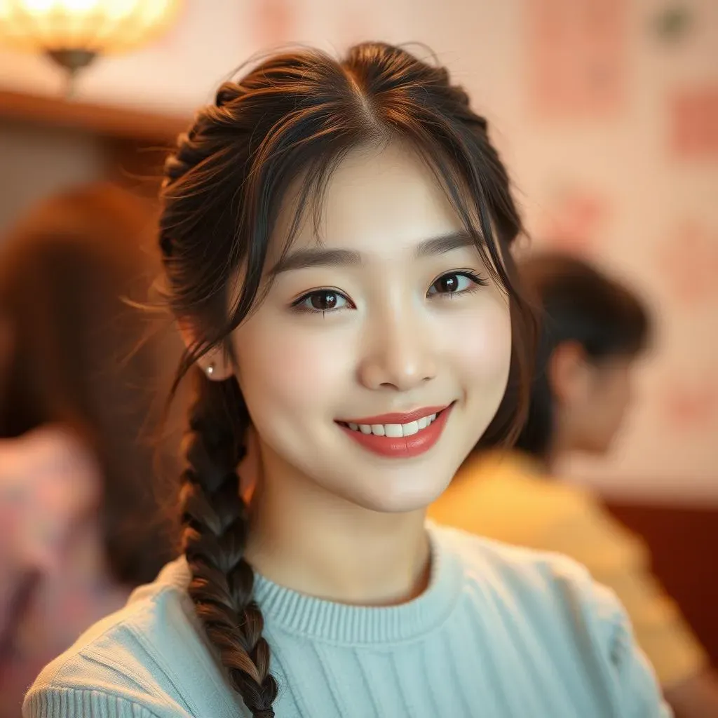The Charm of Korean Two Braids Hairstyle