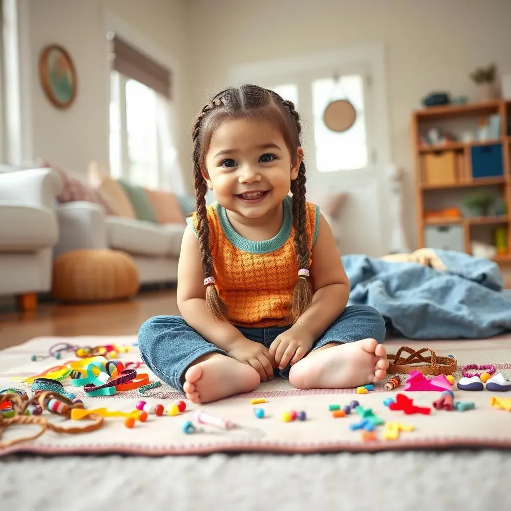 Toddler Braids with Beads and Fun Accessories