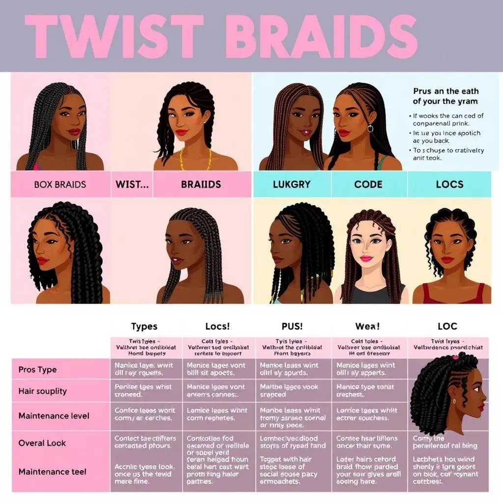 Twist Braids vs. Other Protective Styles: Are Twist Braids Right for You?